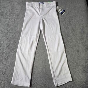 Louisville Slugger Boys XL Baseball Pants White Open Bottom Relaxed Fit LS1410‎